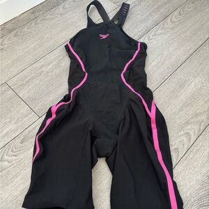 Speedo pink tech suit
